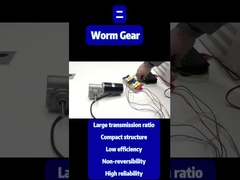63 محرك تروس دودي DC 220 دورة في الدقيقة 1 أمبير 3.5 نيوتن متر 114 واط 24 فولت