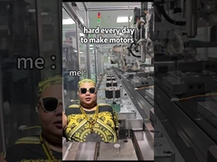 أعمل بجد لصنع المحركات كل يوم