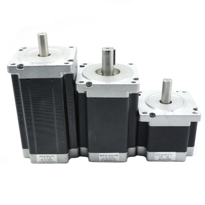 شراء 85HS80-4208-001-02 1.8 زاوية الخطوة 8 أسلاك الرصاص Nema34 محرك متدرج هجين 4.6 فولت online manufacture