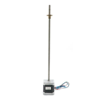 شراء NEMA 17 محرك متدرج لولبي من الرصاص مشغلات خطية Micro 42BYGH 0.8V 4.2kg سم online manufacture