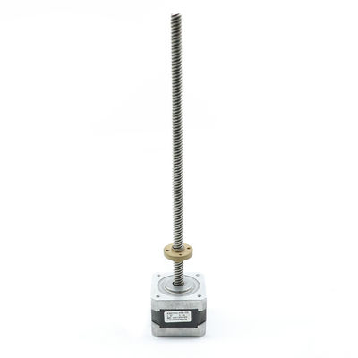 شراء Nema17 Tr8x8 300mm محرك متدرج خطي مع عمود لولبي 42BYGH 6 وصلات 3.2 كجم سم online manufacture